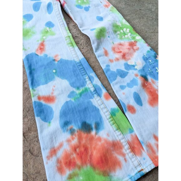 rare🔥 True Religion flare "Cocktail Butterfly" custom - Picture 6 of 13